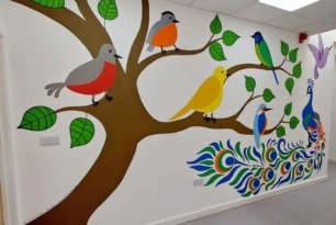 Diyarbakır Okul Duvarı Boyama eğitici duvar çizimleri