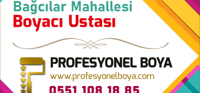 Bağcılar Mahallesi Boya Ustası Diyarbakır bağcılar semti boya firması